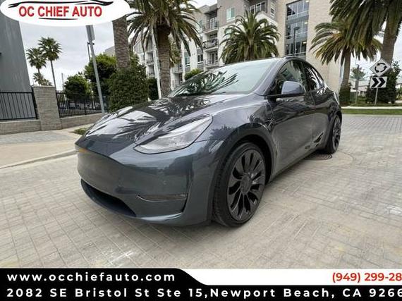 TESLA MODEL Y 2022 7SAYGDEF3NF522281 image